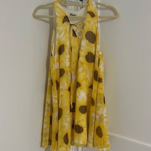 Show Me Your Mumu - sunflower mini dress